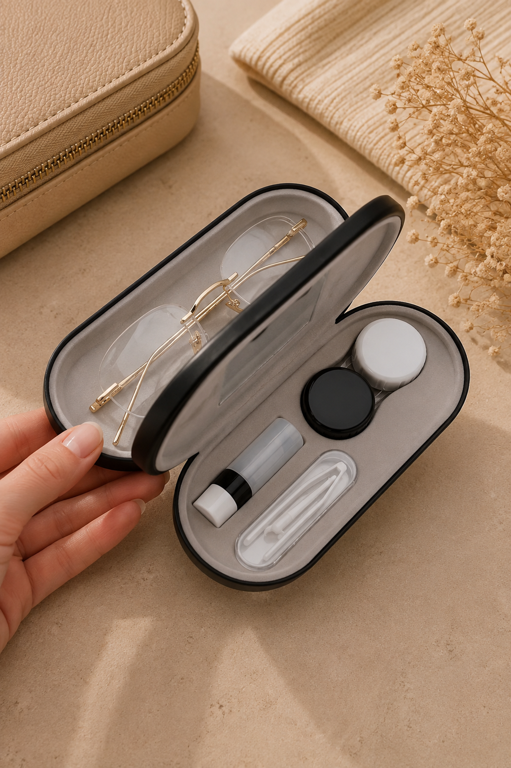 Glasses and Contact Lens Case – Alma Eyewear Organizer